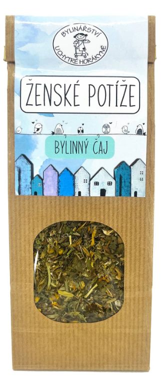 Obrázek Čaj na ženské obtíže (menstruace, hormony) -  50 g - Bylinářství U Chytré horákyně