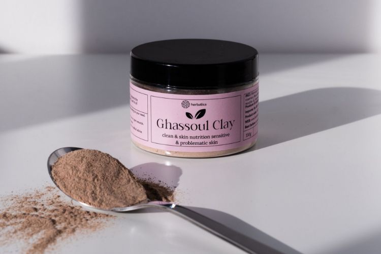 Obrázek Marocký Ghassoul jíl 100% BIO přírodní - Herbatica - 150 g