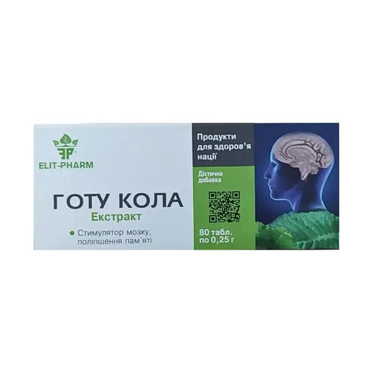 Obrázek Gotu Kola extrakt - 80 tablet - Elit Pharm