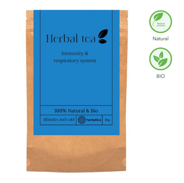 Obrázek Bylinný čaj Rýma a nachlazení - 50g - Herbatica