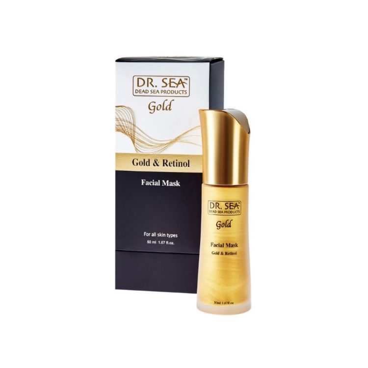 Obrázek Pleťová obličejová maska Gold & Retinol - 50ml - Dr. Sea