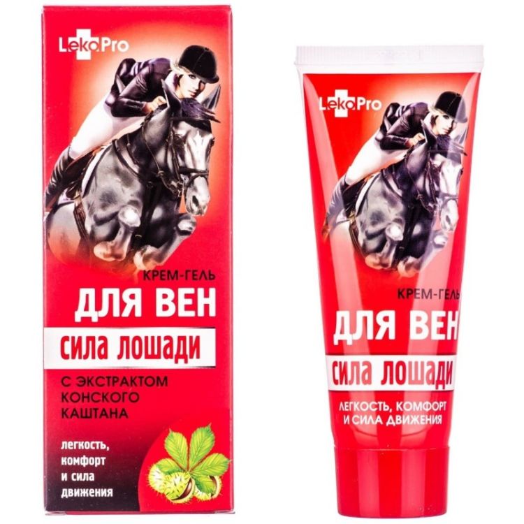 Obrázek LekoPro KOŇSKÁ SÍLA krém na žíly - 75ml -LekoPro