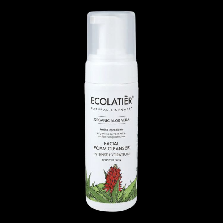 Obrázek Intenzivně hydratační čisticí pěna na obličej Organic Aloe Vera - 150 ml - Ecolatier
