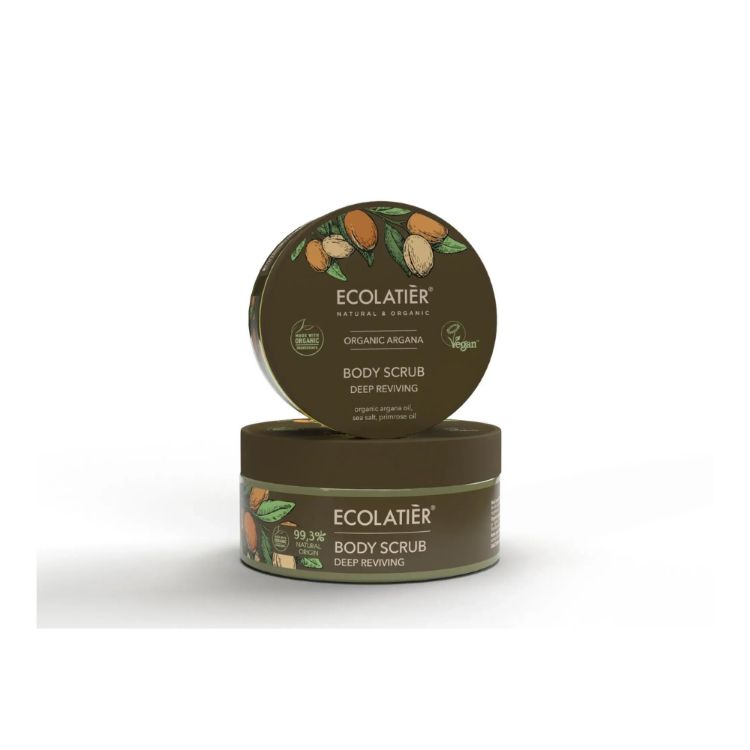 Obrázek Hluboce vyživující tělový peeling Organic Argana - 300g - Ecolatier