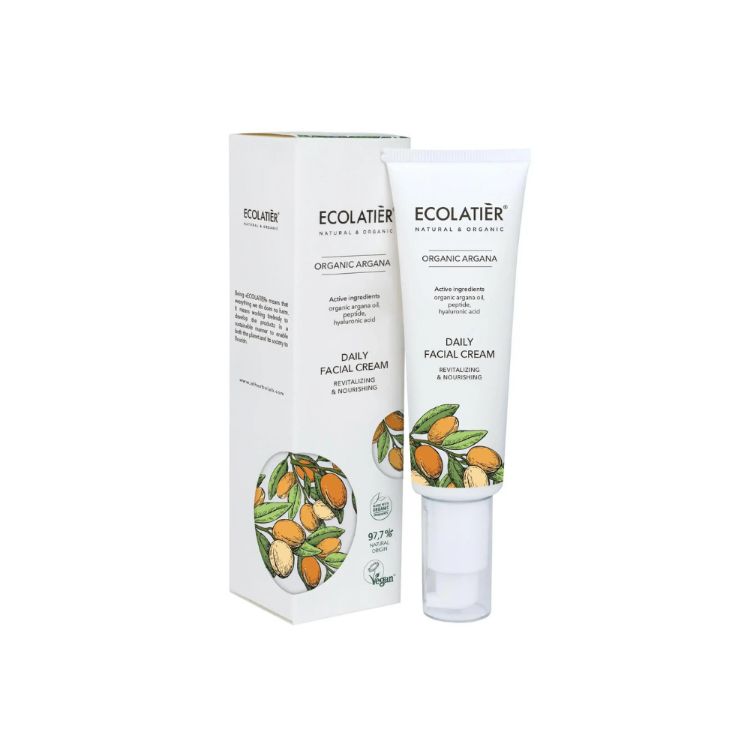 Obrázek Revitalizační a výživný denní krém Organic Argana - 50ml - Ecolatier