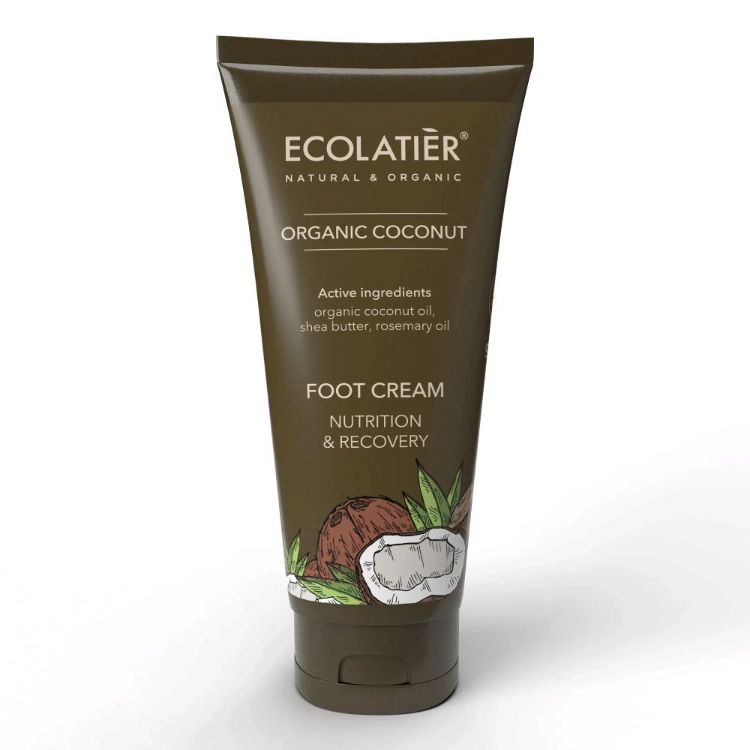 Obrázek EcoLatier Bio kokosový regenerační krém na nohy - 100 ml -Ecolatier