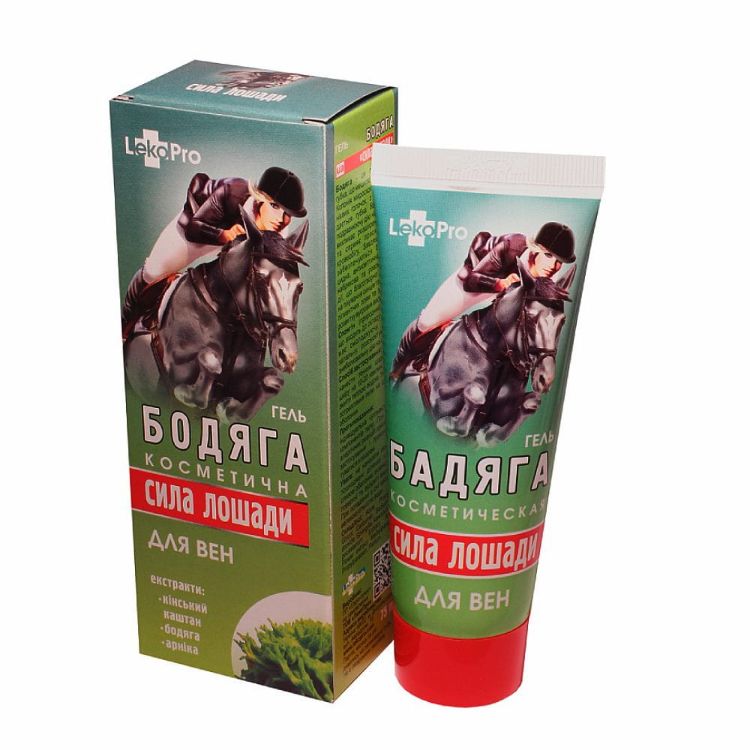 Obrázek KOŇSKÁ SÍLA gel Badiaga na jizvy, hematomy, otoky - 75 ml - LekoPro