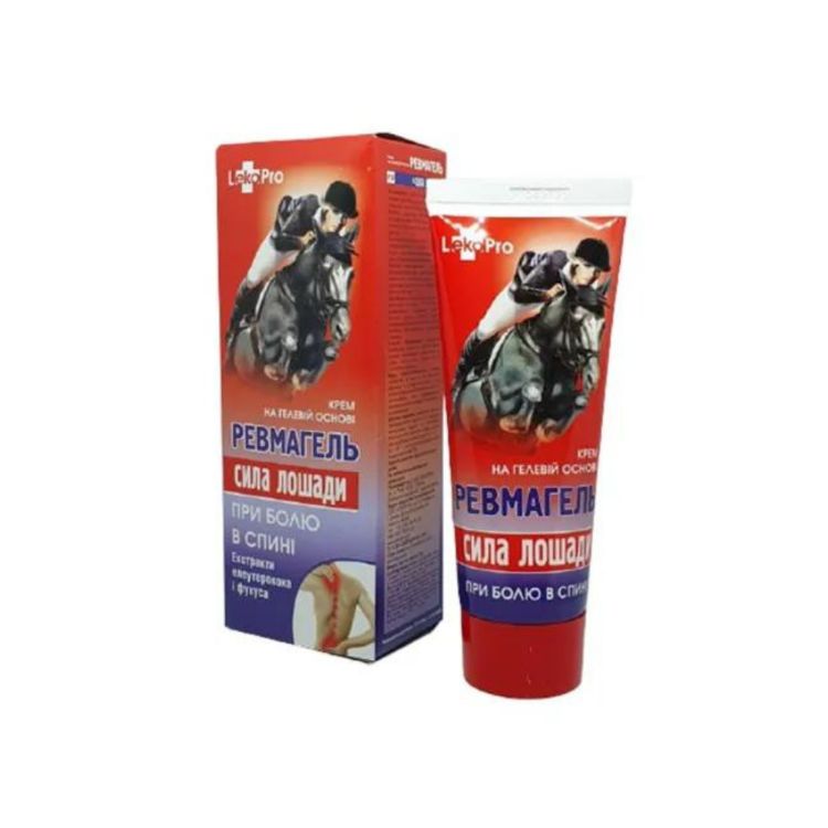 Obrázek KOŇSKÁ SÍLA krémový gel REVMAGEL na revma, bolesti zad a kloubů - 75 ml - LekoPro