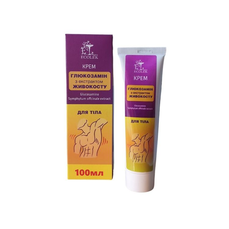 Obrázek Tělový krém s glukosaminem a extraktem z kostivalu - 100 ml - Ecolek