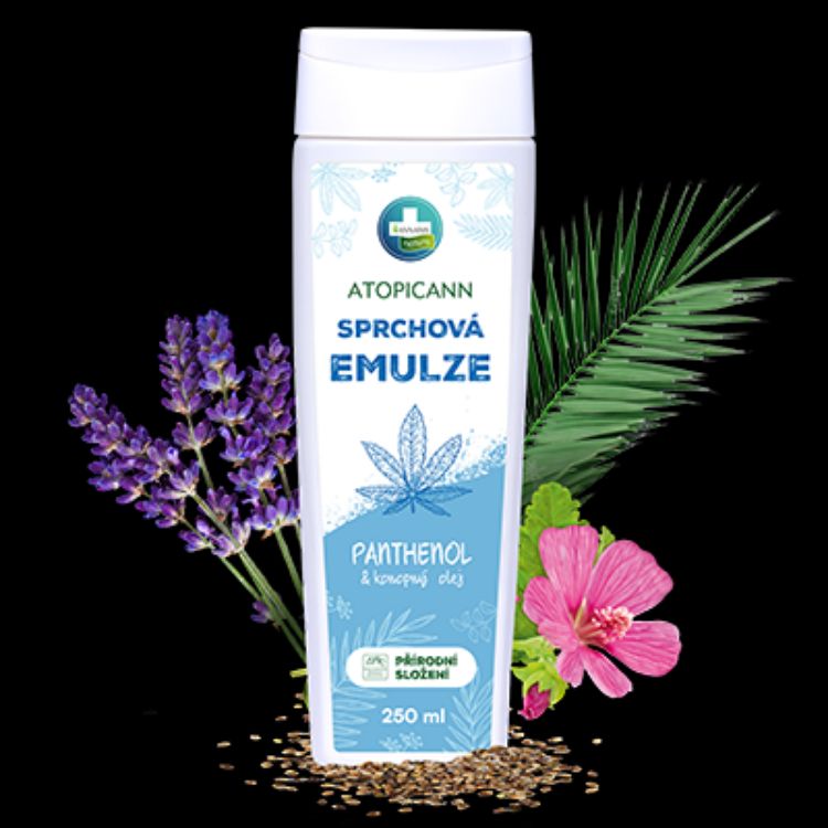 Obrázek ATOPICANN sprchová emulze s panthenolem - 250 ml - Annabis