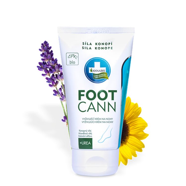 Obrázek FOOTCANN BIO krém na nohy s ureou - 75 ml - Annabis
