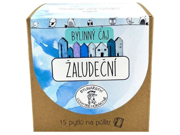 Obrázek Porcovaný bylinný čaj "Žaludeční" - 45g (15x3g)- Bylinářství U Chytré horákyně