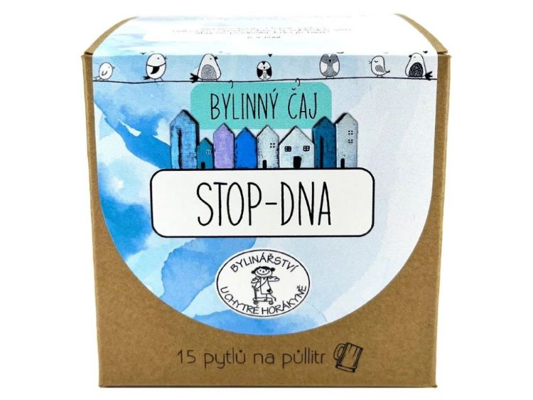 Obrázek Porcovaný bylinný čaj Stop dna - 45g (15x3g) - Bylinářství U Chytré horákyně