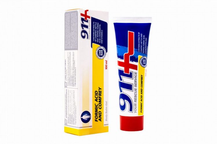 Obrázek Kostivalový tělový gel/balzám s kyselinou mravenčí 100ml - Twinstec 911+