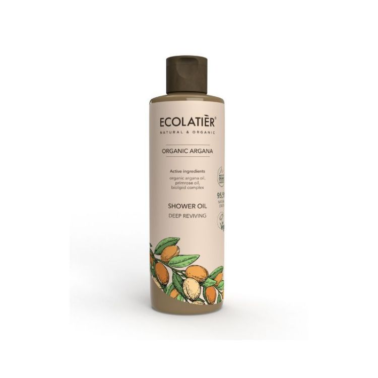 Obrázek Sprchový olej Deep Reviving Organic Argana - 250 ml - Ecolatier