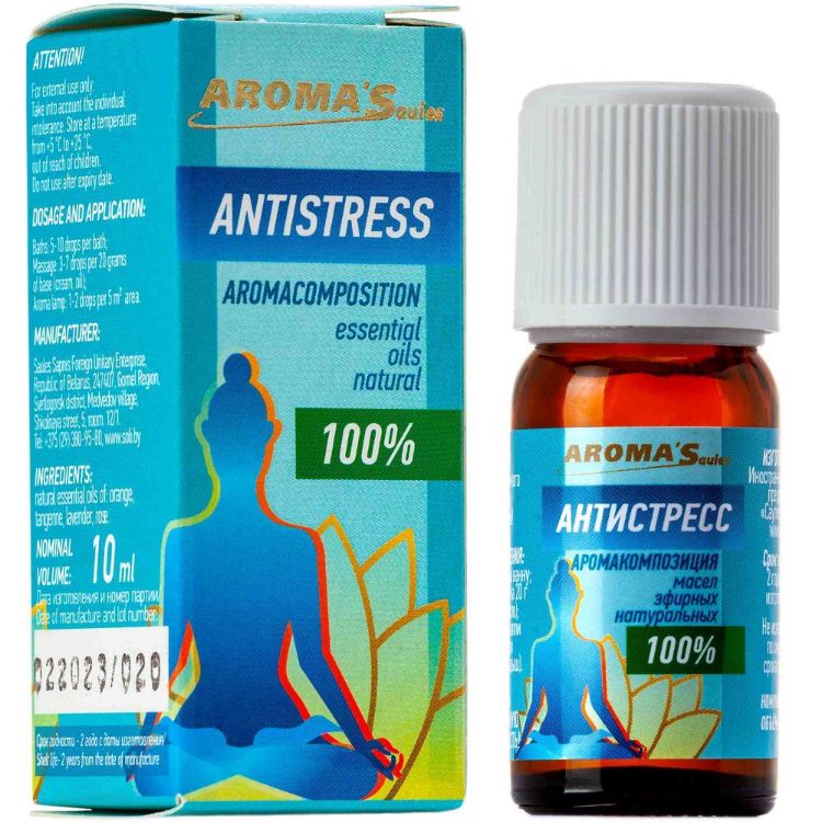 Obrázek Aroma´Saules Směs esenciálních olejů Antistress - 10 ml - Aroma'Saules