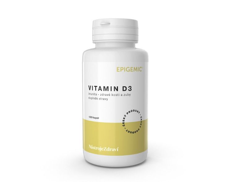 Obrázek Vitamin D3 - 120 kapslí - Epigemic®