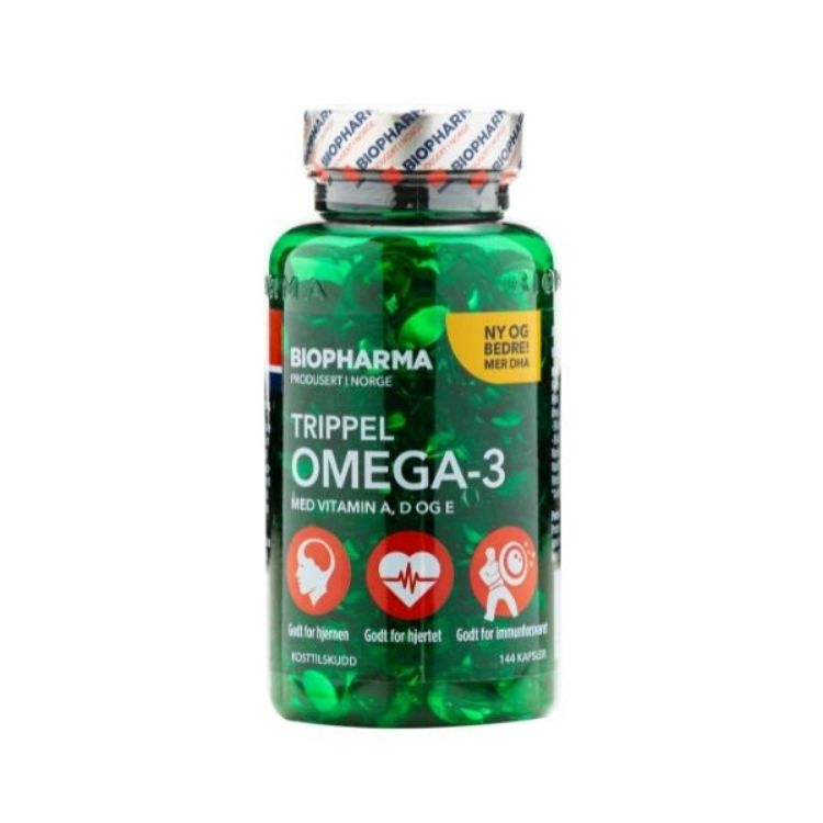 Obrázek Trippel Omega 3 - Biopharma - 144 kapslí