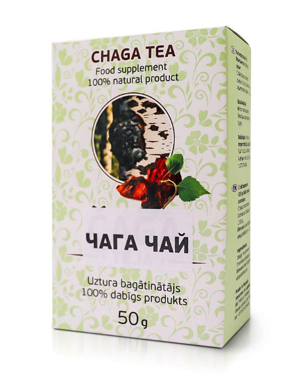 Obrázek Čaj Chaga 100% přírodní - 50g - HealthNA