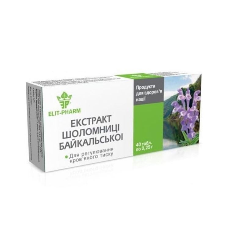Obrázek Šišák bajkalský extrakt - 80 tablet - Elit Pharm