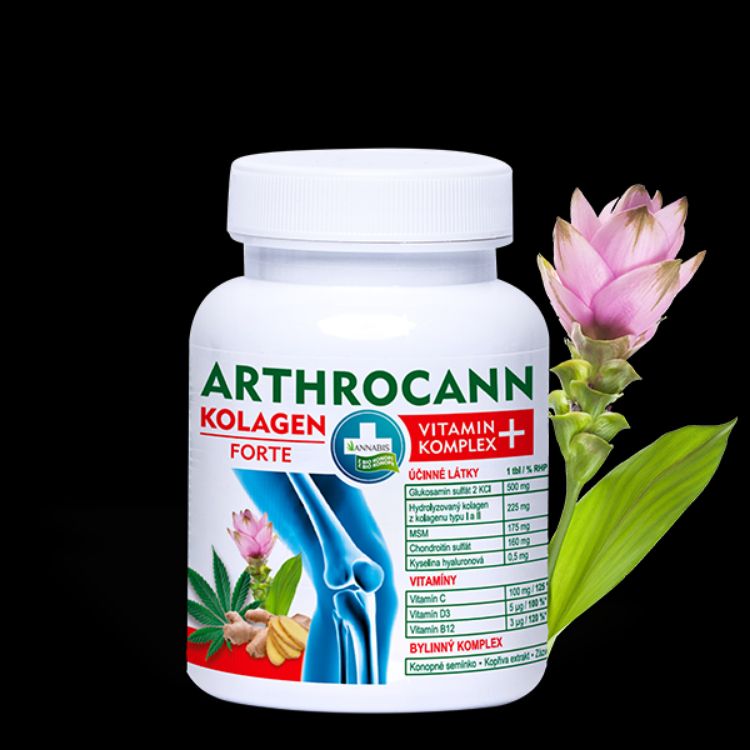 Obrázek ARTHROCANN KOLAGEN FORTE vitaminový komplex + kloubní výživa - 60 tablet - Annabis