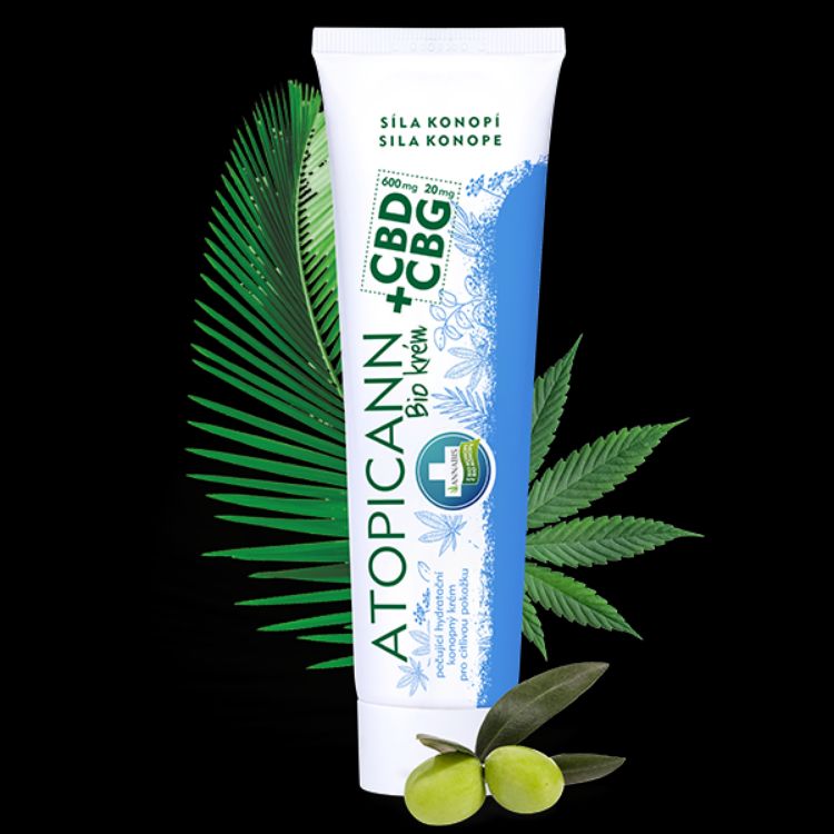 Obrázek ATOPICANN CBD + CBG BIO konopný krém na atopický ekzém a lupénku - 100 ml - Annabis