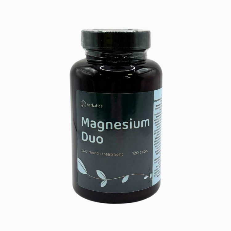Obrázek Magnesium DUO dvouměsíční kúra - 120 kapslí - Herbatica