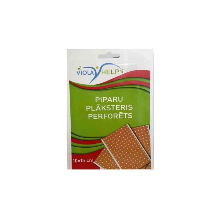 Obrázek HealthNA Kapsaicinová hřejivá náplast s paprikovým extraktem - 10x15 cm - ViolaHerb