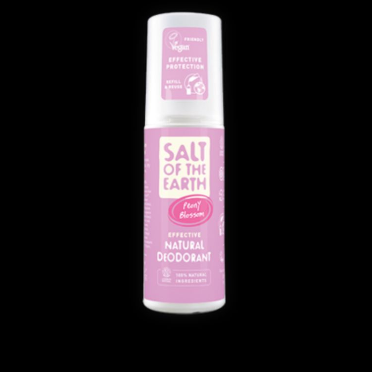 Obrázek Přírodní krystalový deodorant ve spreji - květ pivoňky - Salt of the Earth - 100 ml