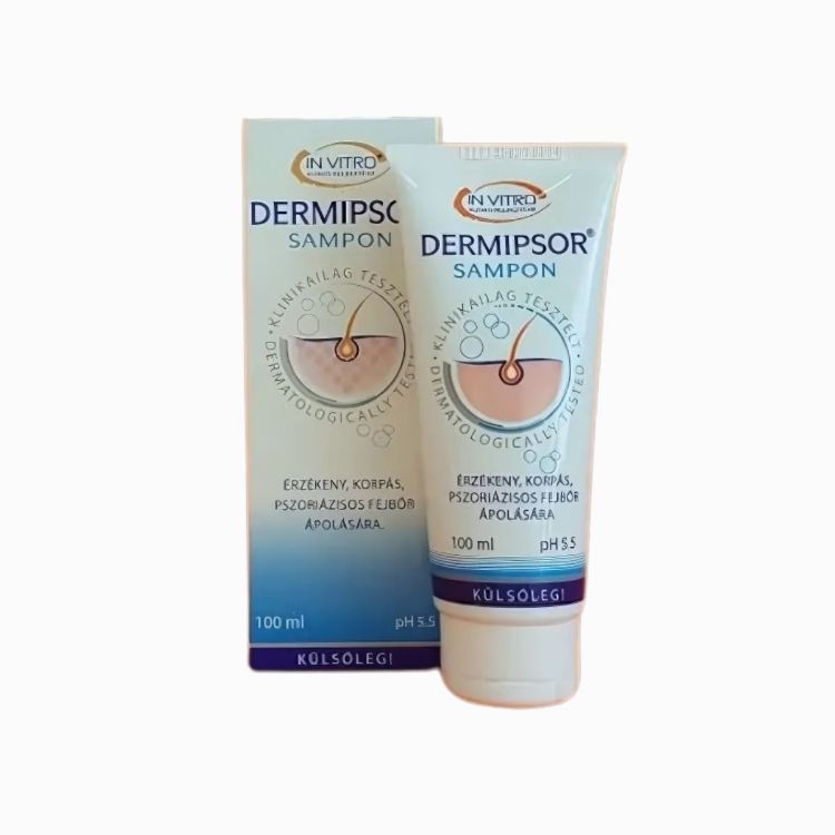 Obrázek IN VITRO Dermipsor šampon - jemná péče o pokožku hlavy při psoriáze a seboroické dermatitidě - InVitro
