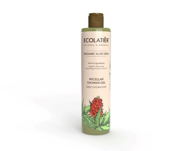 Obrázek Micelární sprchový gel hydratační Oganic Aloe Vera - 350 ml - Ecolatier