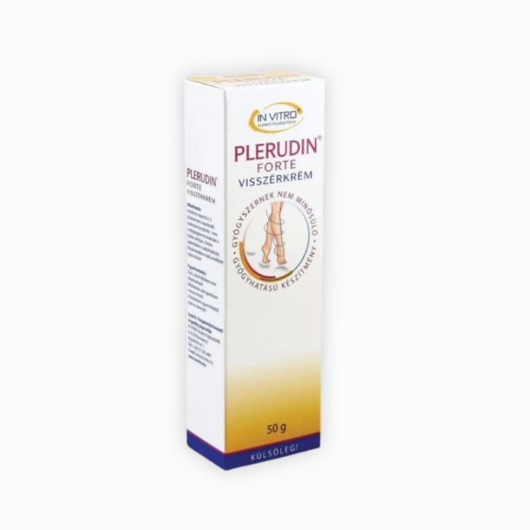 Obrázek IN VITRO Plerudin forte krém - intenzivní péče při křečových žilách a podlitinách - 50 g - InVitro