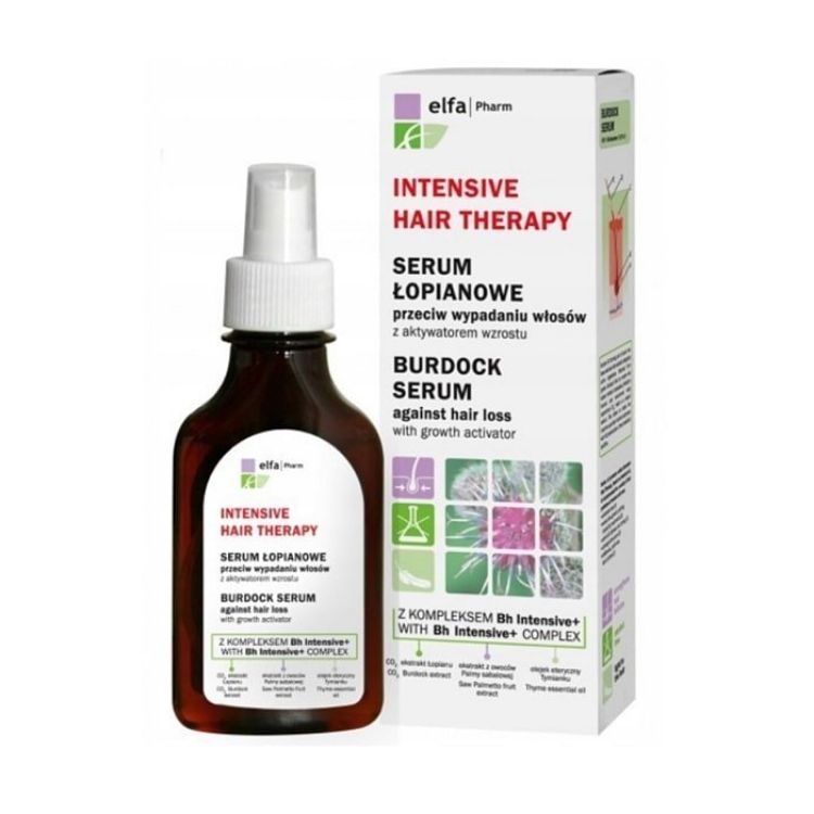Obrázek Sérum proti vypadávání vlasů Intensive Hair Therapy Burdock - 100 ml - Elfa Pharm