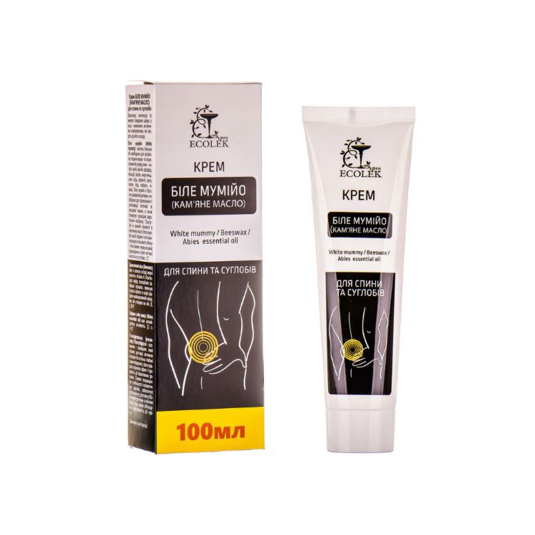 Obrázek BÍLÉ MUMIO krém na záda a klouby - 100 ml - Ecolek
