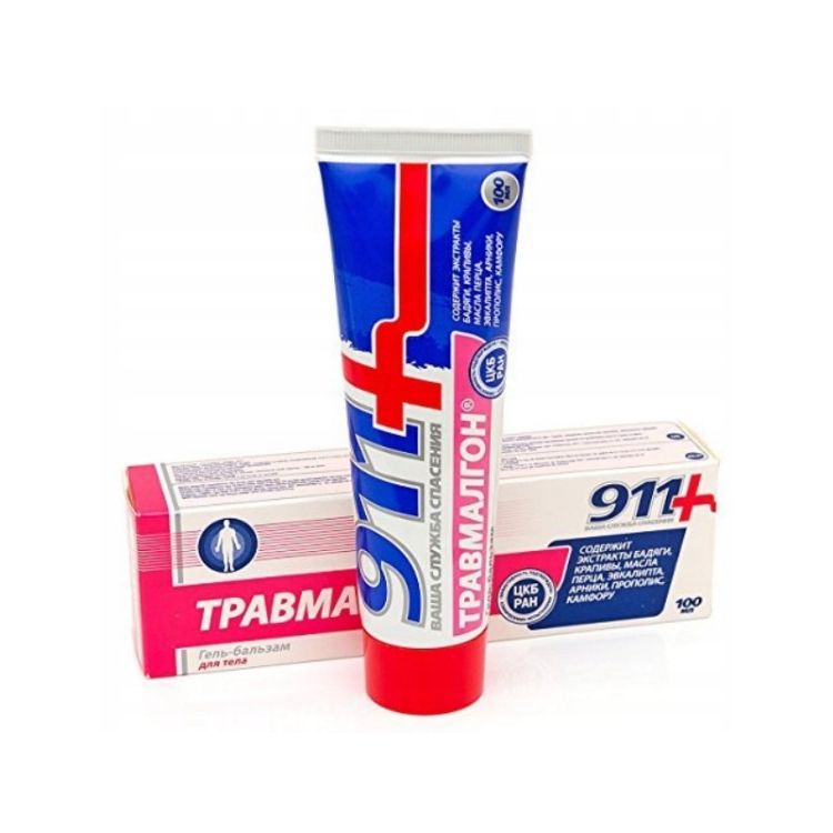 Obrázek Travmalgon tělový gel s kafrem - 100ml - Twinstec 911+