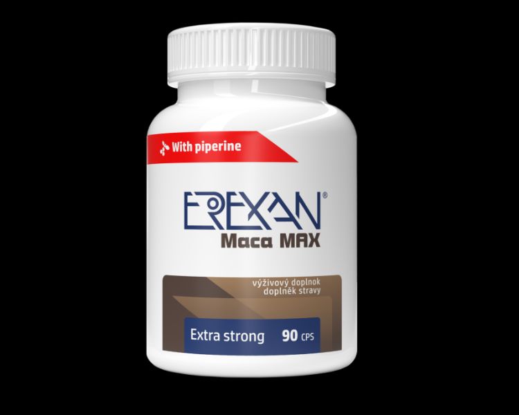 Obrázek EREXAN Maca MAX – 90 kapslí