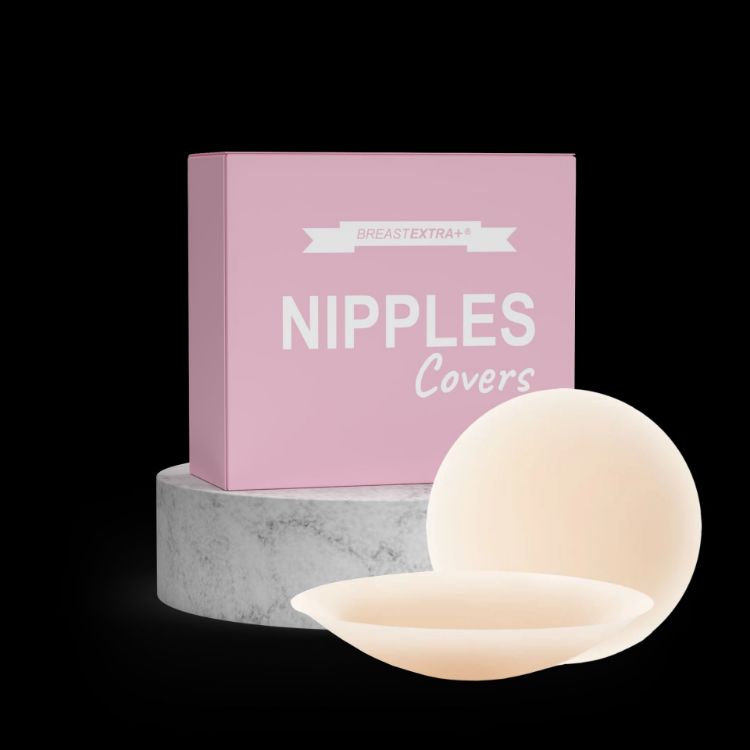 Obrázek BreastExtra+ NIPPLE Covers silikonové (tělové) – 1 pár