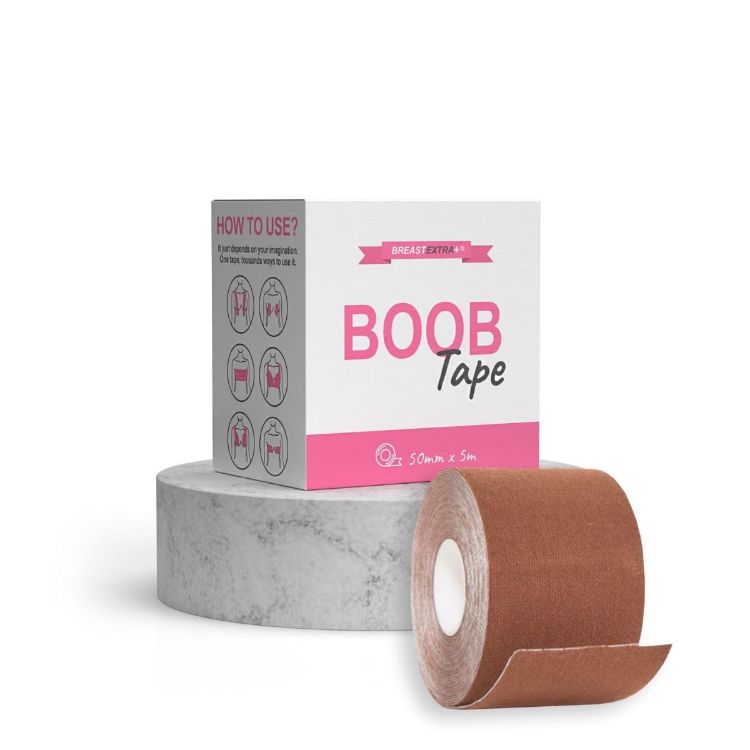 Obrázek BreastExtra+ BOOB Tape (bronz) – speciální lepící páska na prsa