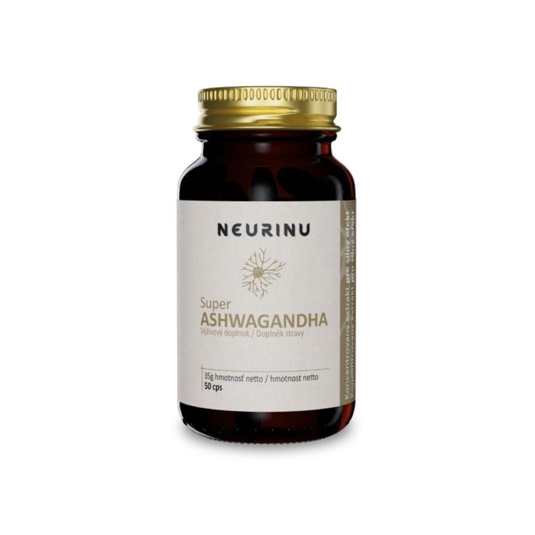 Obrázek NEURINU Super ASHWAGANDHA – 50 kapslí