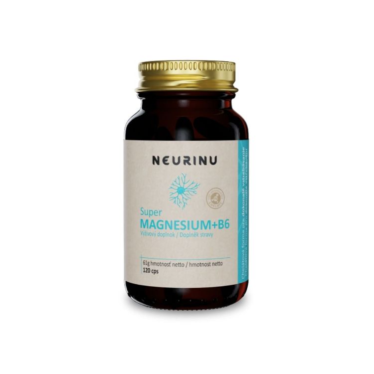 Obrázek NEURINU Super MAGNESIUM+B6 – 120 kapslí