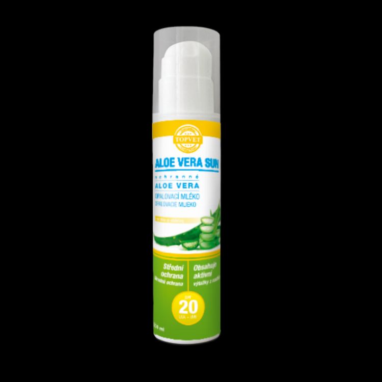 Obrázek Aloe vera opalovací mléko SPF 20 200 ml - Green idea