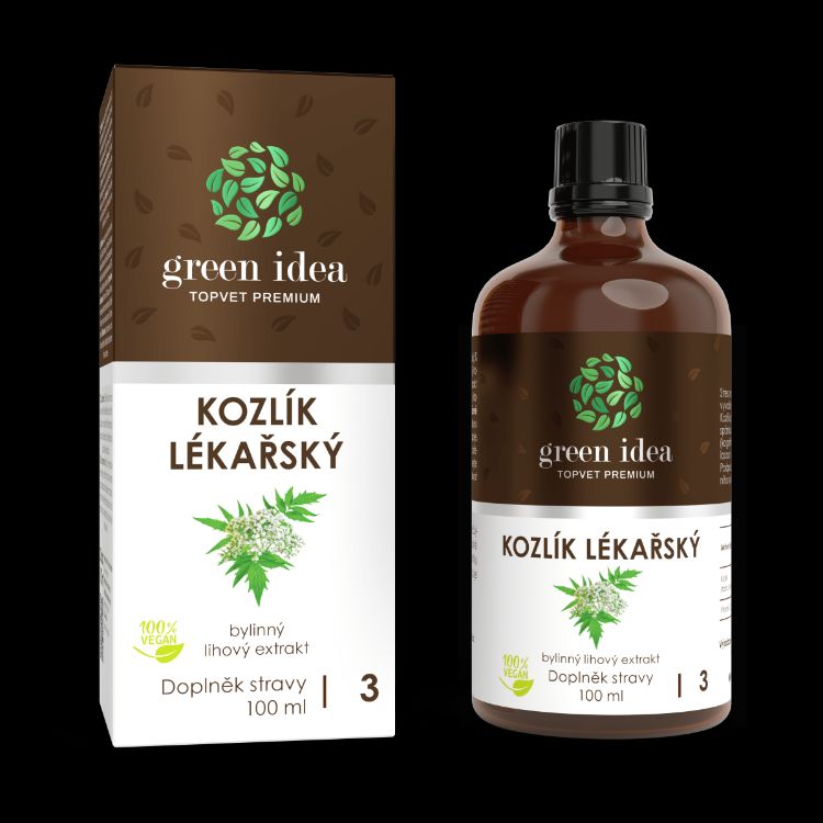 Obrázek Baldriánské kapky - Kozlík Lékařský 100 ml - Green idea