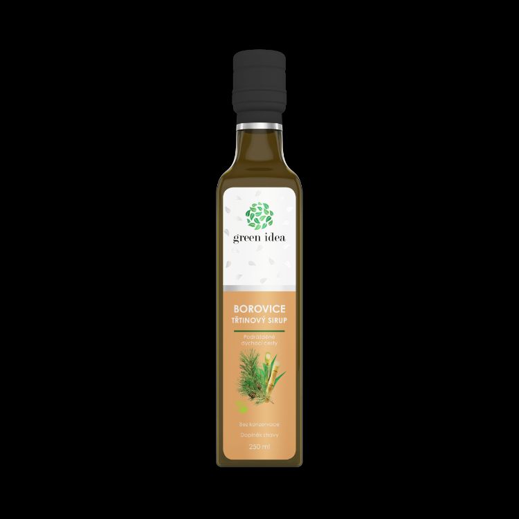 Obrázek Borovicový sirup - třtinový 250 ml - Green idea