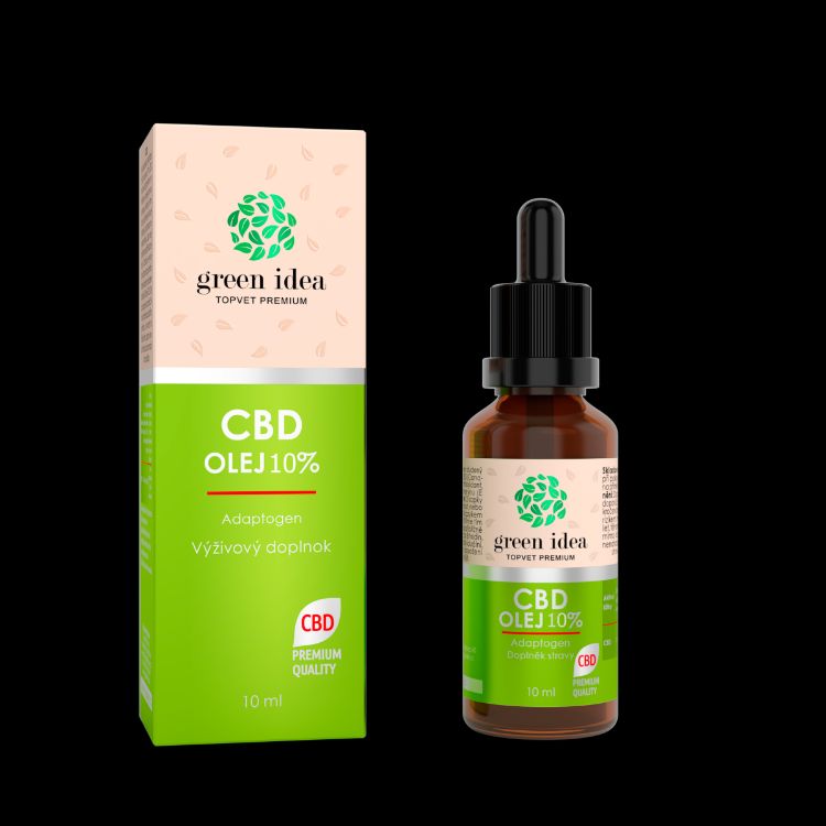 Obrázek CBD olej 10 % 10 ml - Green idea