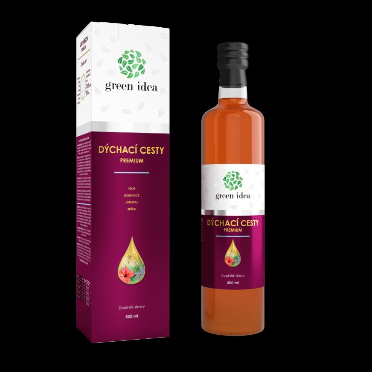 Obrázek Dýchací cesty premium 500 ml - Green idea