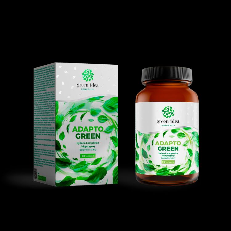 Obrázek LONGEVITY ADAPTO GREEN tobolky 90 ks - Green idea