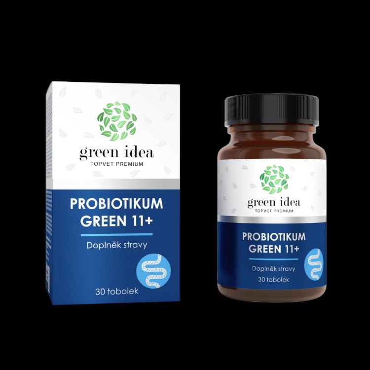 Obrázek Probiotikum GREEN 11+ tobolky 30 ks - Green idea