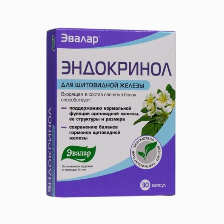 Obrázek Endokrinol výživový doplněk - 30 tablet - Evalar