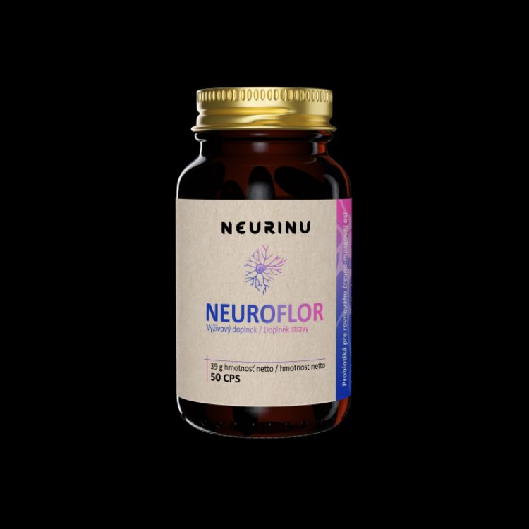 Obrázek NEURINU Neuroflor probiotika pro psychickou rovnováhu – 50 kapslí