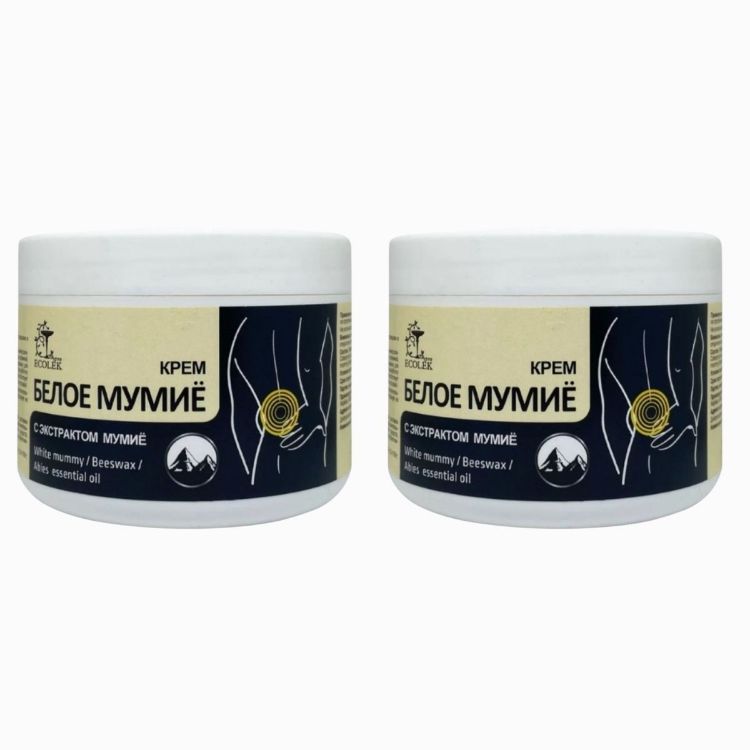 Obrázek Zvýhodněný set: 2x KOŇSKÁ SÍLA krém/gel bílé mumio na klouby a páteř - 300ml - LekoPro